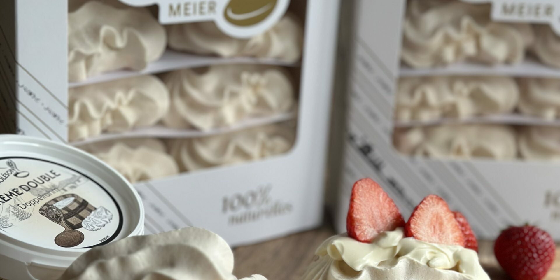 Sonderaktion: Meringues mit Crème Double! | Käse Reuter