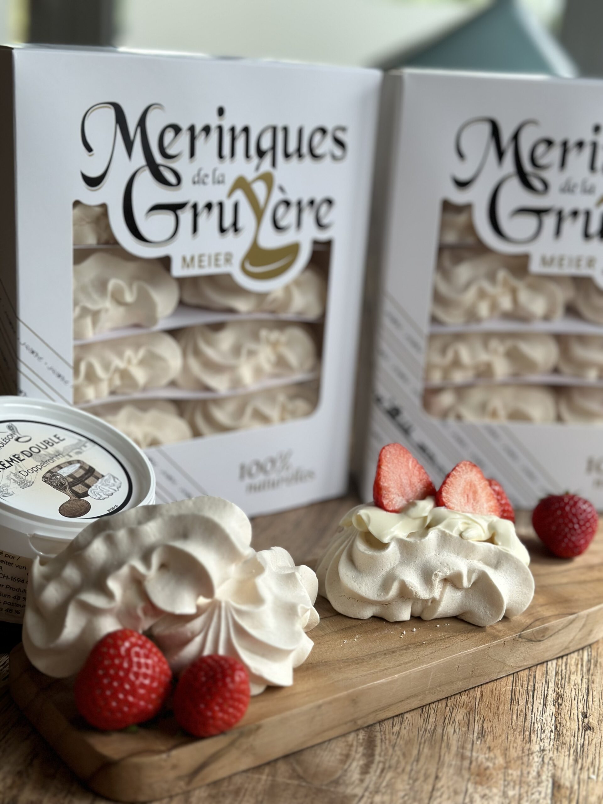 Sonderaktion: Meringues mit Crème Double! | Käse Reuter