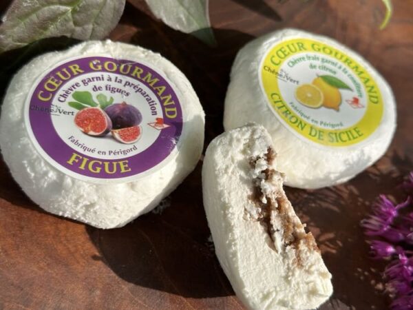 Coeur Gourmand Ziegenfrischkäse mit Zitrone oder Feige – Bild 3
