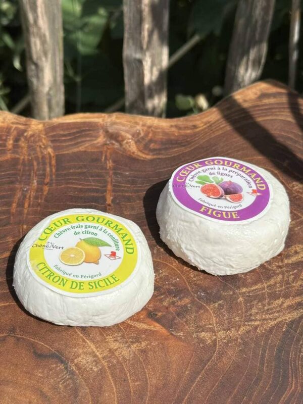 Coeur Gourmand Ziegenfrischkäse mit Zitrone oder Feige