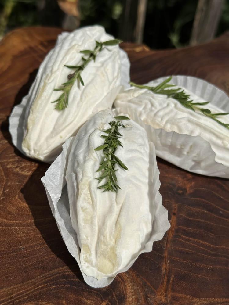 Rovethym - frz. Ziegenkäse, Weichkäse mit Thymian – Bild 2