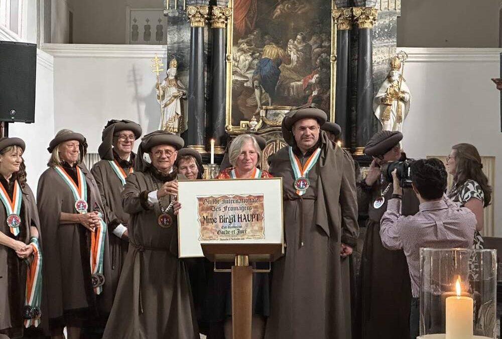 Birgit Haupt in Käse-Gilde inthronisiert!