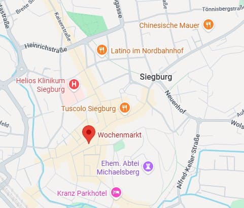 Karte Schillermarkt Frankfurt